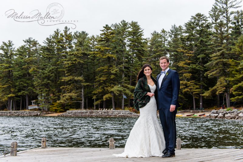 Migis Lodge on Sebago Lake in Maine Wedding photo by Melissa Mullen Photography